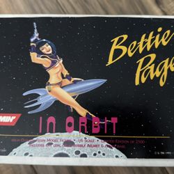 Bettie Page Lot Model Kit Lunch Box Post Cards 