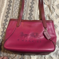 Authentic Coach Purse And zip Wallet 