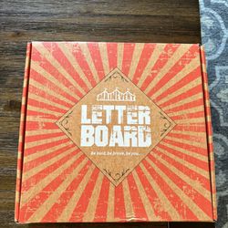 Felted Letter Board