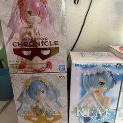 Rem & Ram Anime Figures