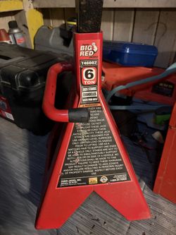 Big Red Torin Steel Jack Stands: 6 Ton (12,000 lb.)