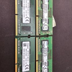 16gb (4x4gb) DDR4 Sodimm Laptop Ram Samsung 