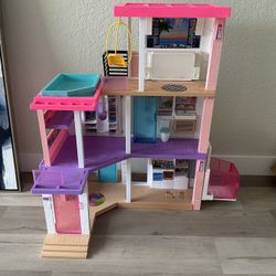 Barbie Dreamhouse (3.75-ft) Dollhouse with Pool, Slide, Elevator, Lights & Sounds