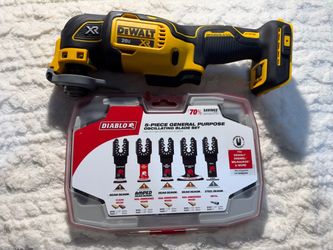 Dewalt Brushless XR Multitool  and diablo blades