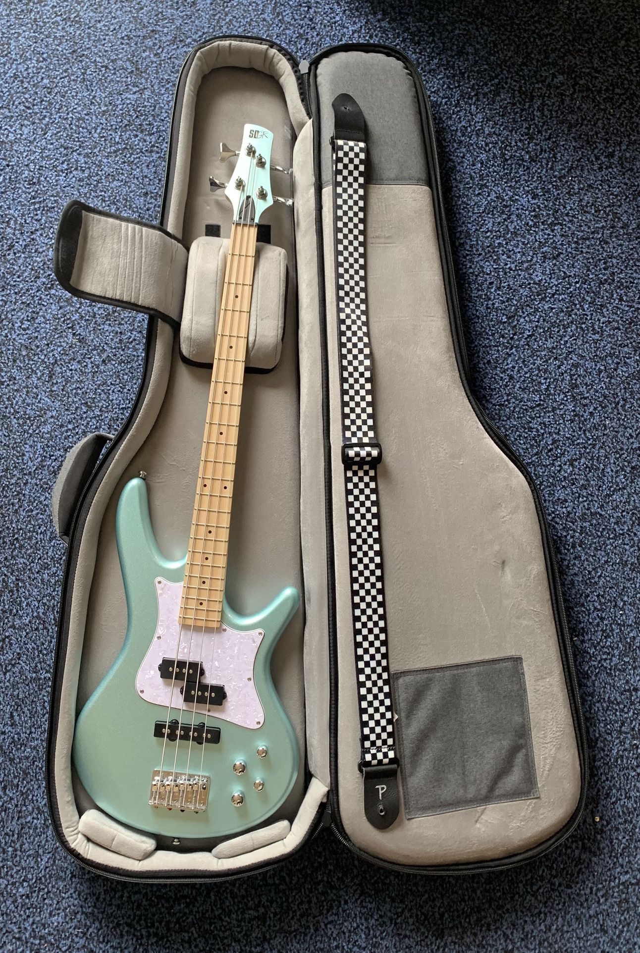 Ibanez Mezzo SRMD200 Bass Guitar - Sea Foam Pearl Green