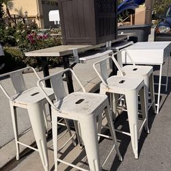Free desk chairs table