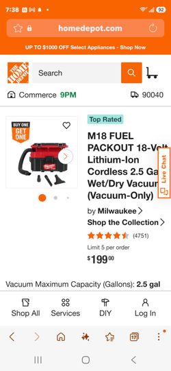 M18 Pack out Vacuum