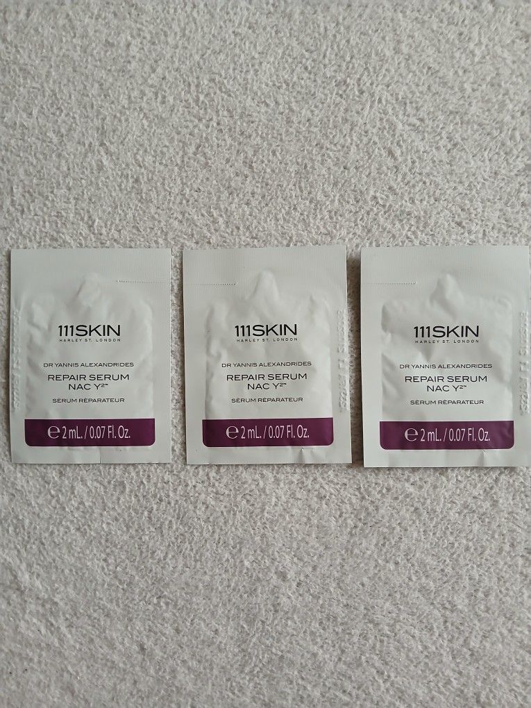 3 Pieces 111SKIN Harley St. London Dr Yannis Repair Serum NAC Y2 Repair
