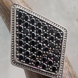 Silver Ring With Stones