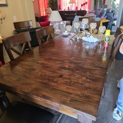 Cherry 9 PC DINING ROOM SET