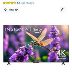 65 Inch Insignia TV With TV Stand