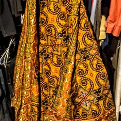 Beautiful Vintage African Style Wax Fabric Women's Clothing 