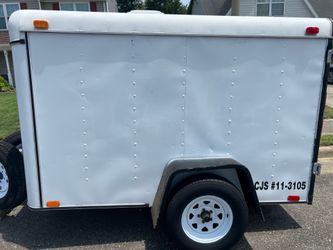 5x8 Enclosed Trailer