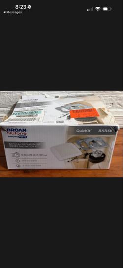 Broan-NuTone QuicKit 60 CFM 3.0 Sones Bathroom Replacement Motor & Grille/Cover