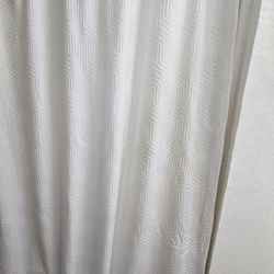 White Shower Curtain