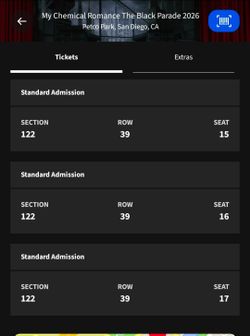 My Chemical Romance tickets