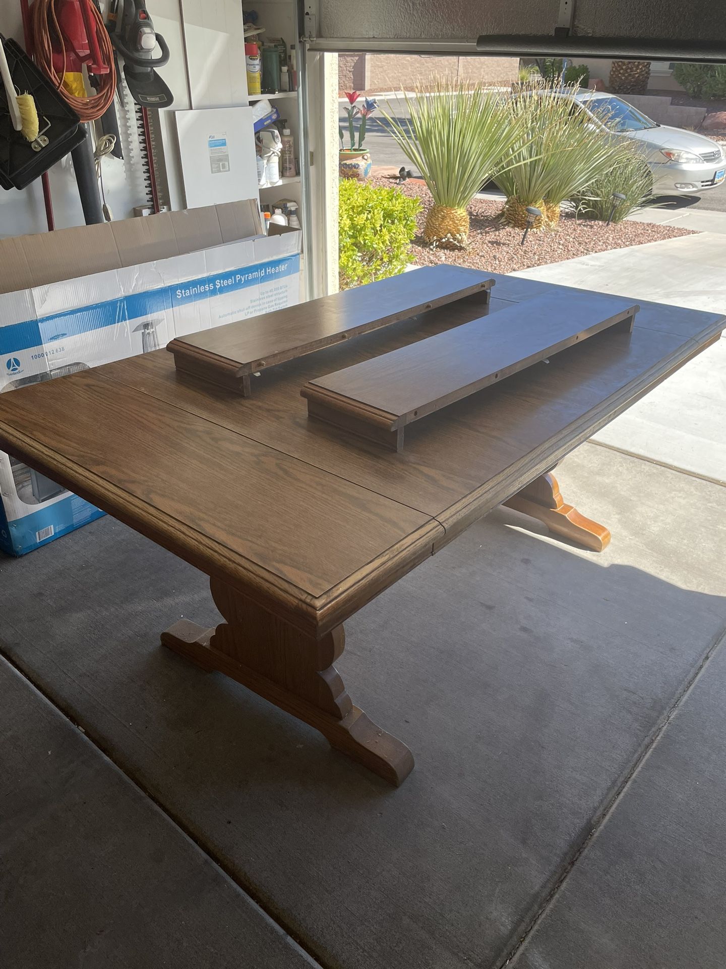 Cochrane Thresher Dining Table With Benches