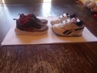 Reebok Boys Toddler Size 7 & 8 Two Pair Lot!