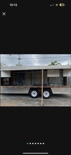 7 X 16 Custom Made food /Display Tráiler 