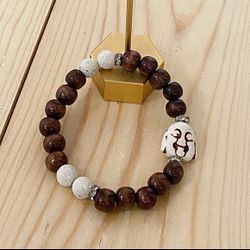 Chestnut Wood Aura Bracelet 