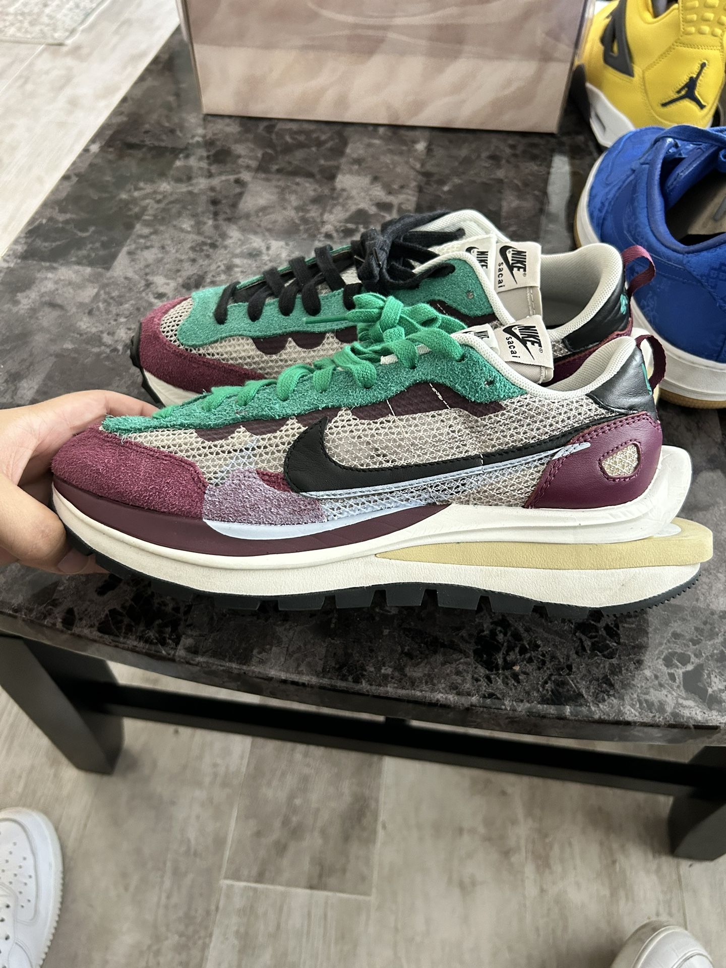 Nike Sacai Vaporwaffle Villain Red