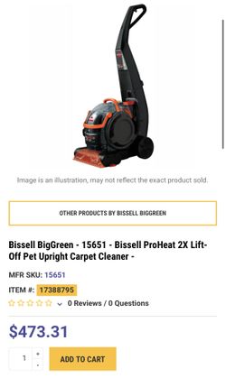 Carpet Shampoo Cleaner. ProHeat2X  Works Great! 