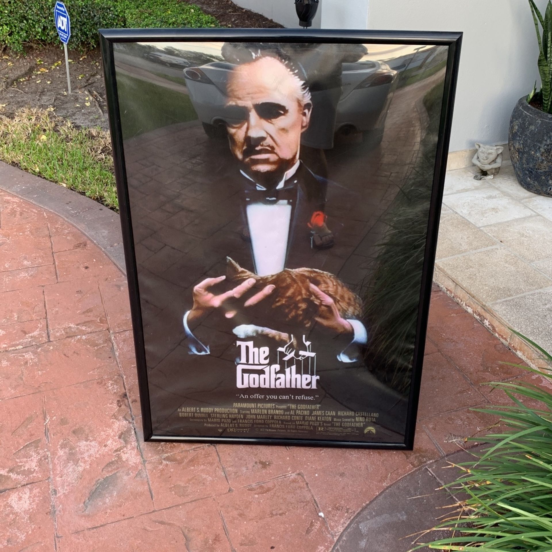 Godfather Poster w/ Black Frame