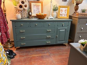 Green dresser