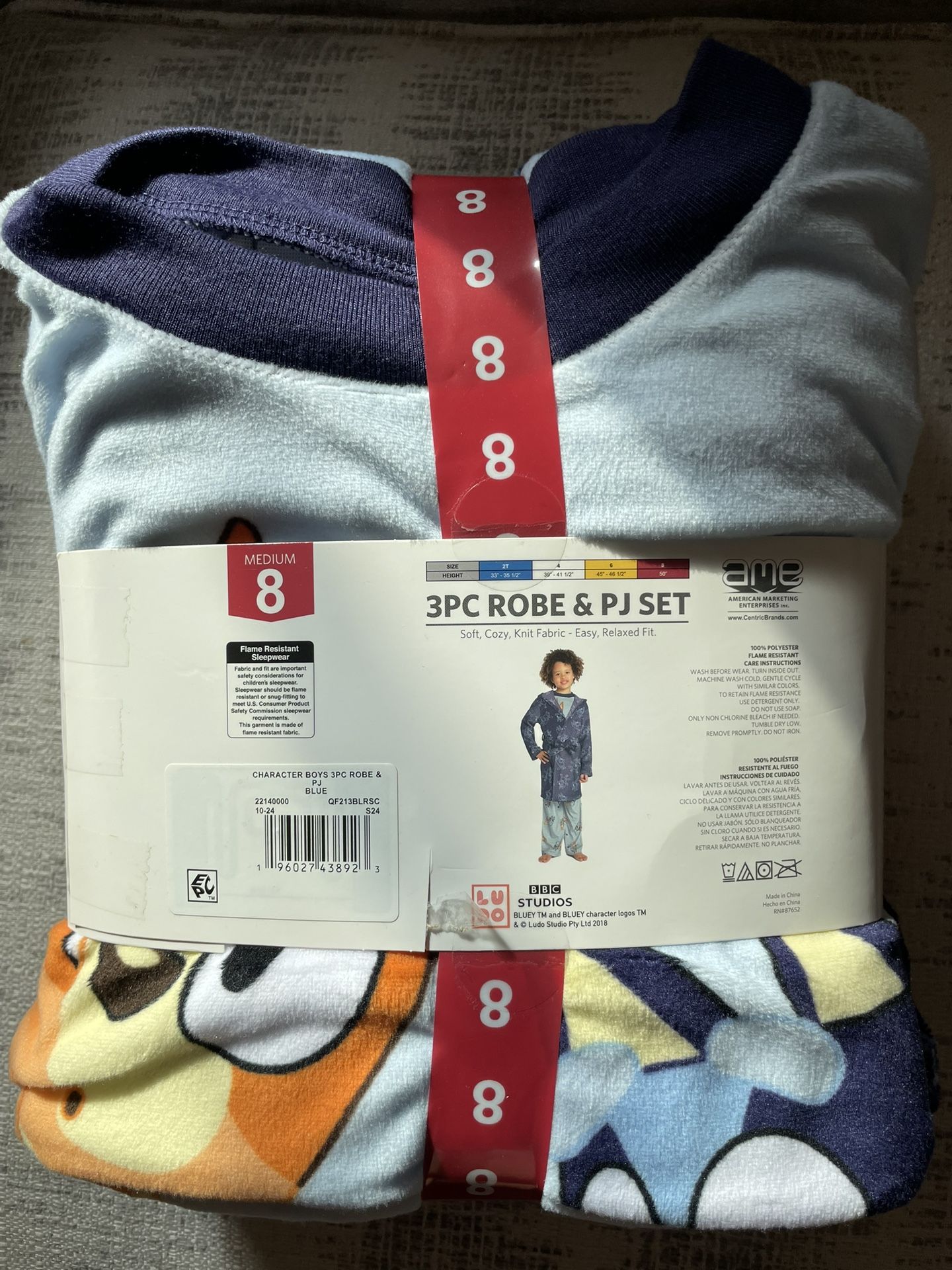 Bluey Robe And PJ Set