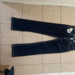Womens Deep Blue Jeans