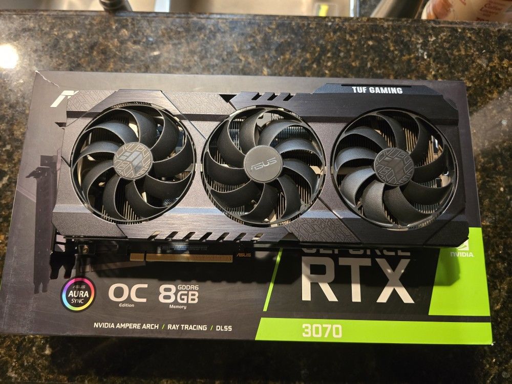 ASUS TUF NVIDIA RTX 3070 8GB GAMING GRAPHICS CARD GPU