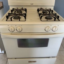 Whirlpool Used White GAS STOVE OVEN