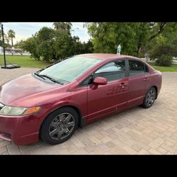 Honda Civic  , Red , Sedan 