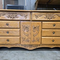 Vintage Summit Furniture Surewood Oak Dresser
