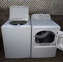 Washer and dryer set GE High efficiency  B