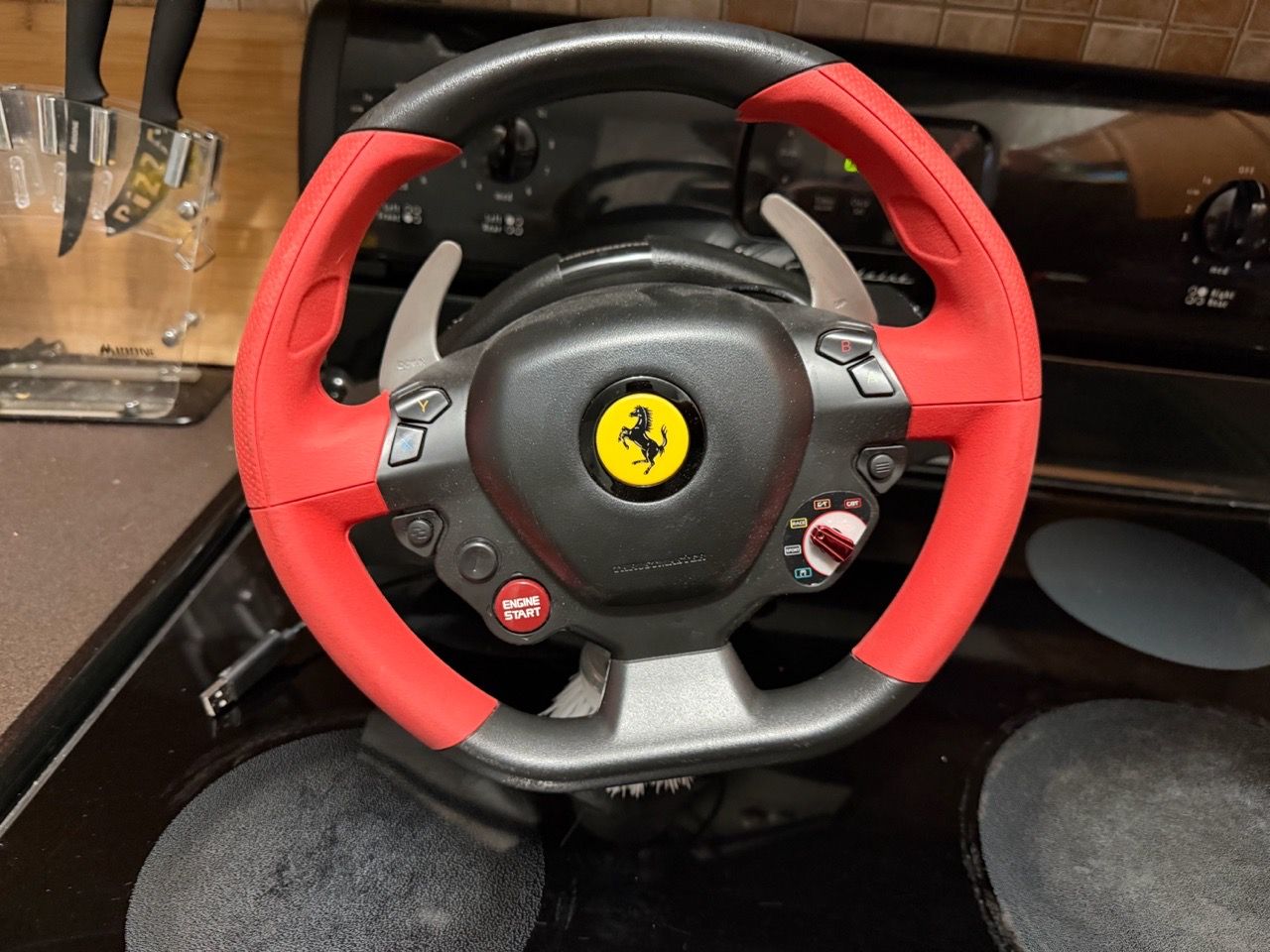 Thrustmaster Ferrari 458 Spider Racing Wheel for Sale in San Antonio ...