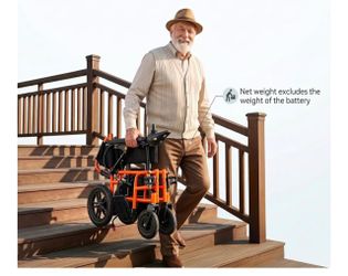 Portable Folding Electric Wheelchair – 500W Motor
