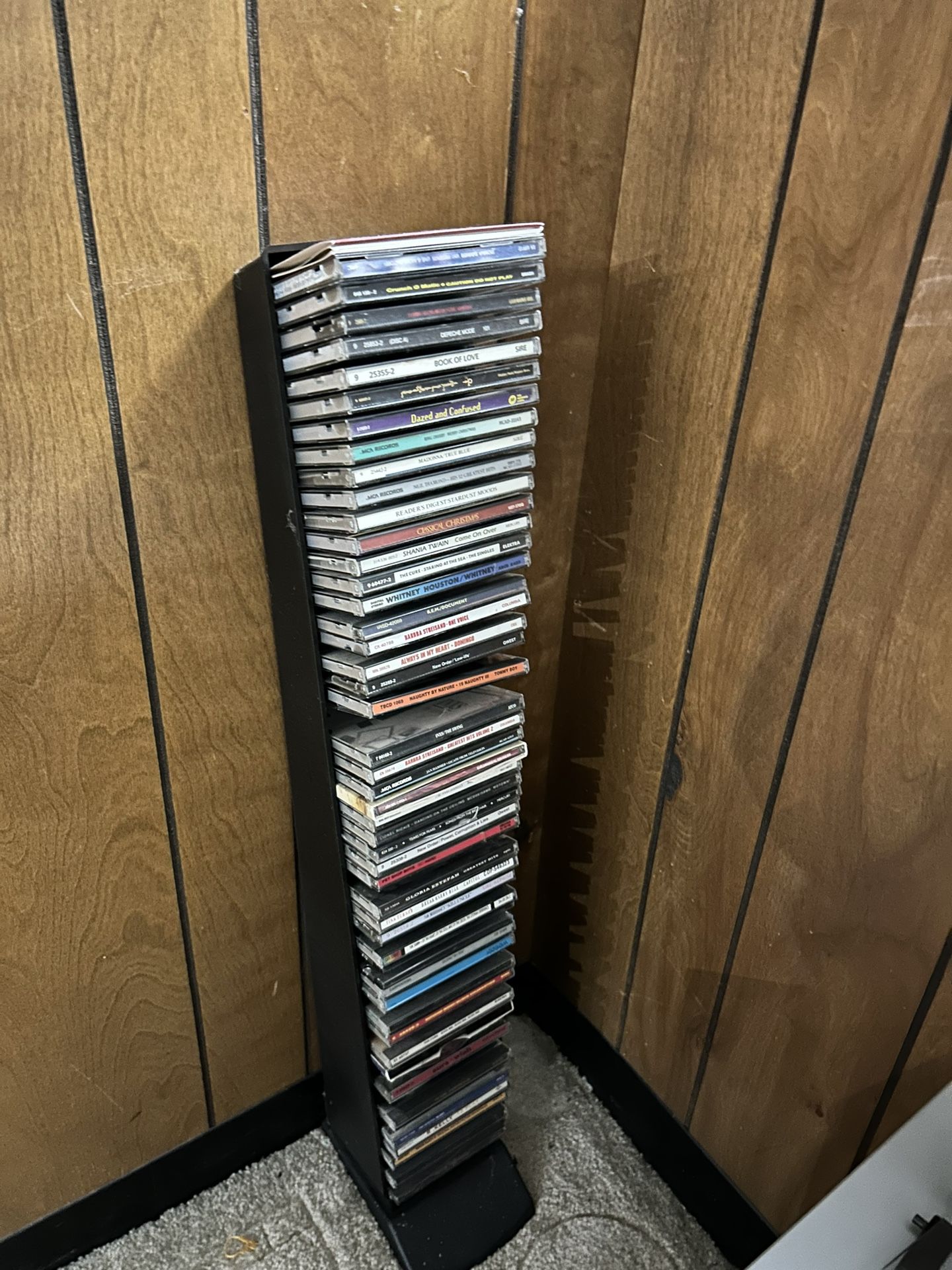 CDs and Display Case / Stand