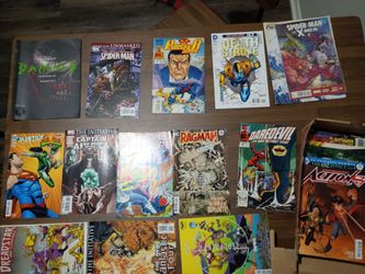 box of Comic books