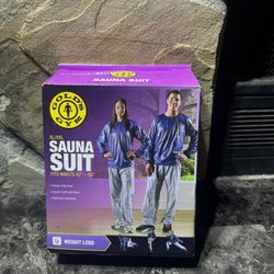 Golds Gym Sauna Suit (Size M/L Fits Waist Sizes 30"-38") 