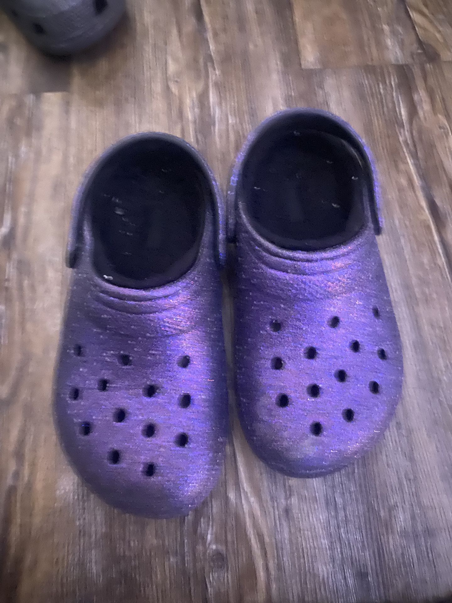 Purple Crocs Kid
