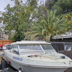 18' Mercruiser Motor/outdrive, Needs Fuel Tank,  battery, Pinkslip