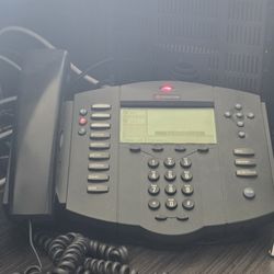 PolyCom Phone Fromt Desk