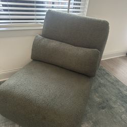 Green Wool Sofa Chair