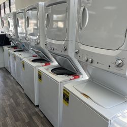 GE Spacemaker Single Unit Stacked Laundry Available w/ Gas or Electric Dryer As Low As $999