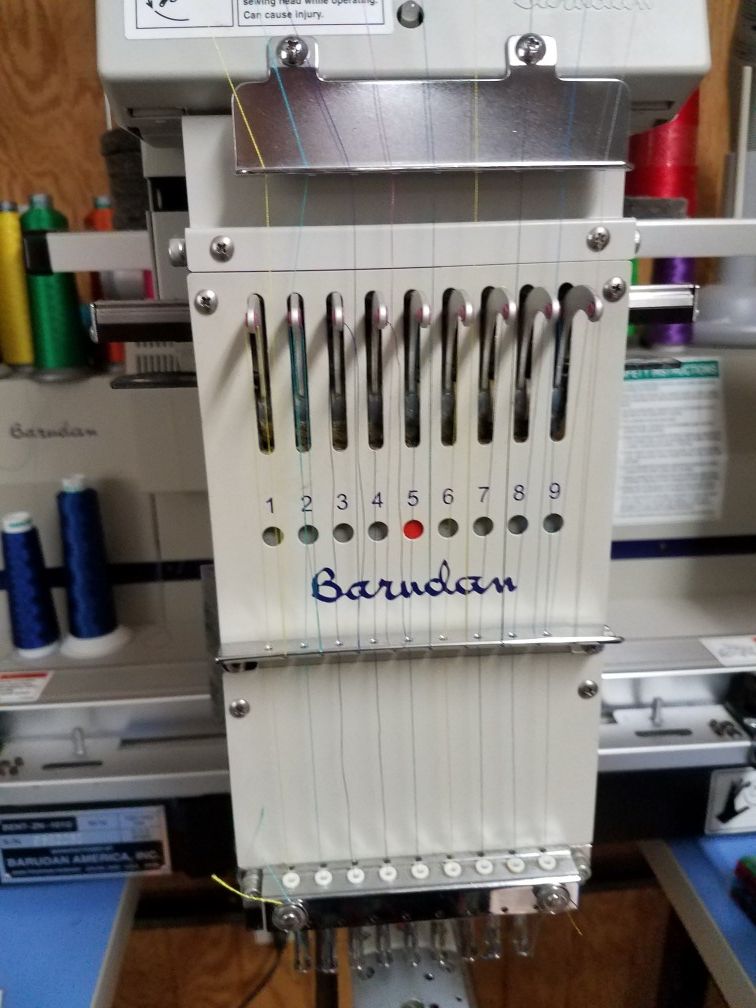 Barudan Embroidery Machine For Sale In Morriston Fl Offerup