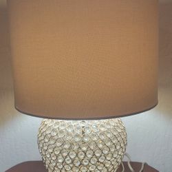 Pier 1 Imports Crystal/Beaded Table Lamp