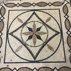 40x40inch Large All Stone Mosaic Tile Medallion