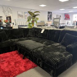 Black Sofa Sectional Sleeper