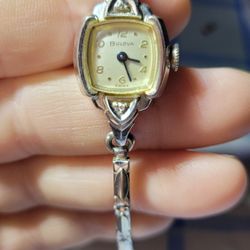 Womans Vintage Bulova Wrist Watch